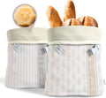 Reusable Beeswax Bread Bags for Homemade Bread XL - Keeps Loaves Fresh
