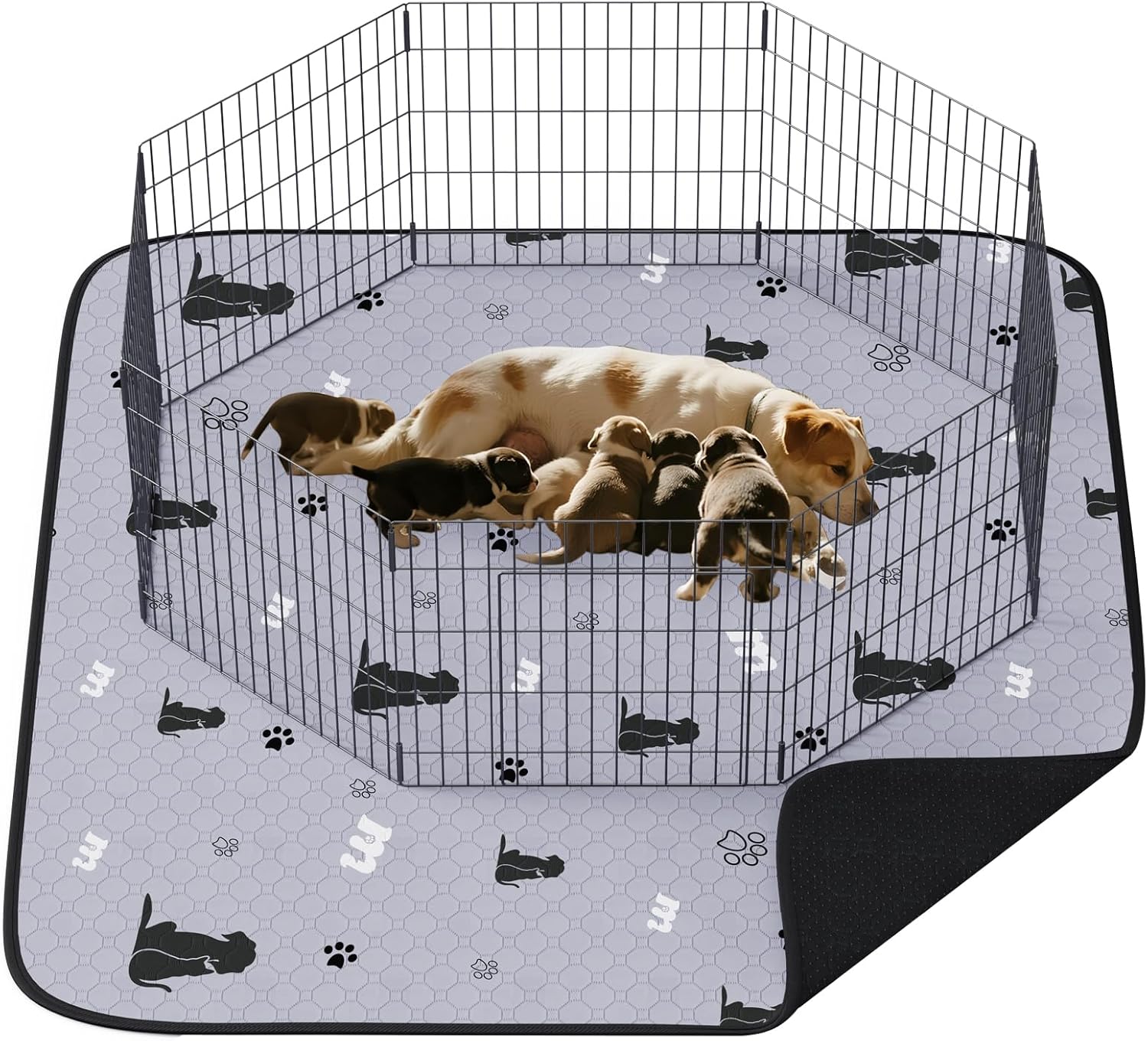 Ultra-Absorbent 63x63 Washable Pee Pad for Dogs - Leak-Proof