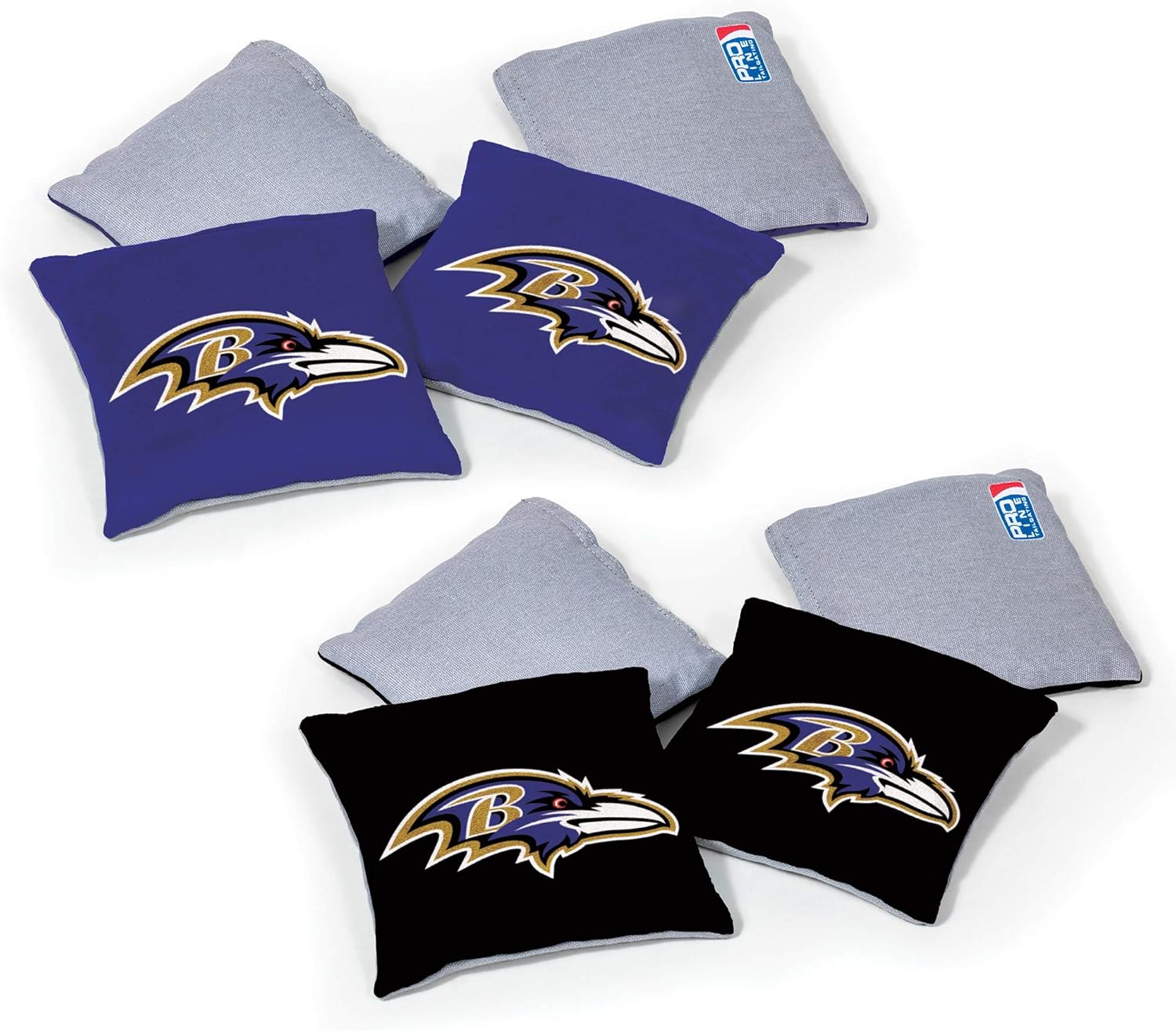 NFL Pro Football Dual Sided Bean Bags for Tailgates and Outdoors