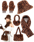 Christmas Gifts Sets for Women 5-Piece Faux Fur Set - Cozy Winter