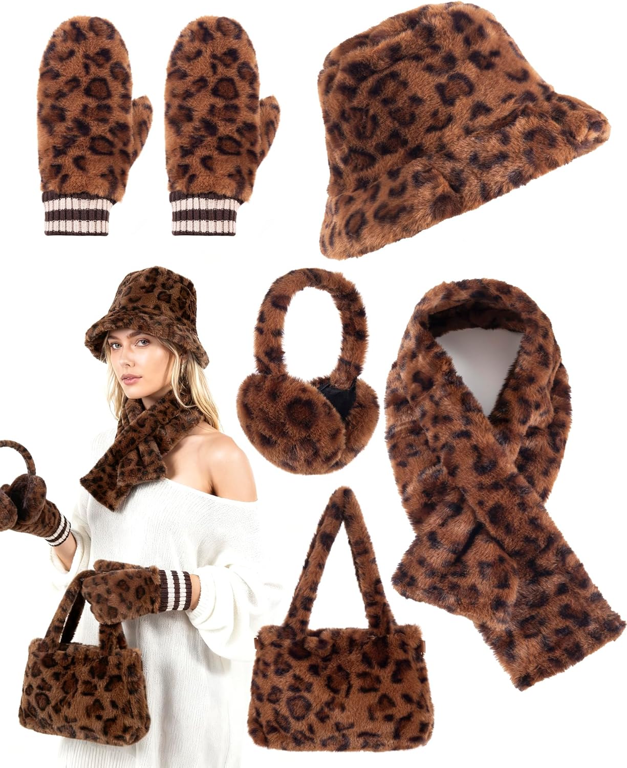 Christmas Gifts Sets for Women - Luxurious 5 Piece Winter Set