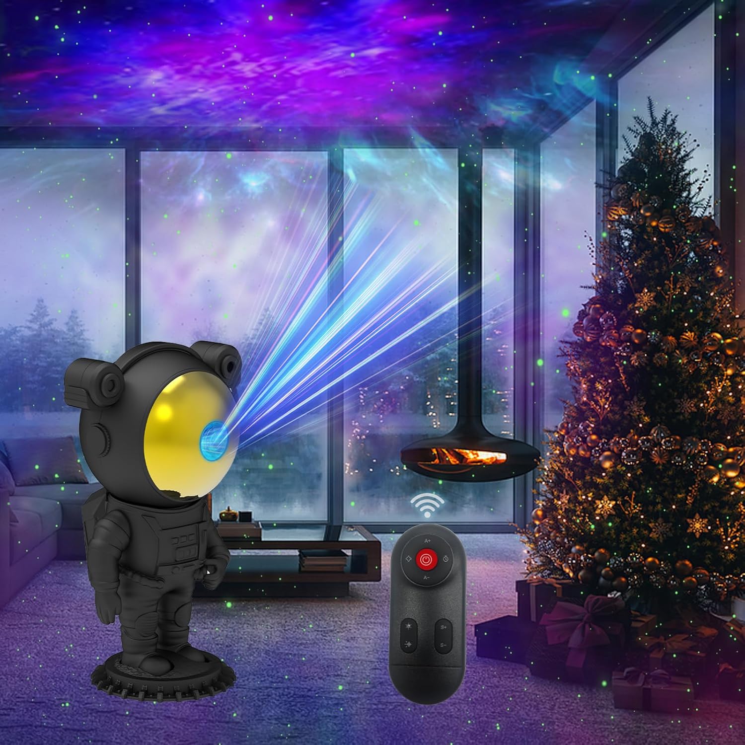 DynaSparx Galaxy Projector: Stunning Nebula Night Light