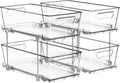 2 Tier Basket Drawer Cabinet Organizer for Kitchen and Bathroom