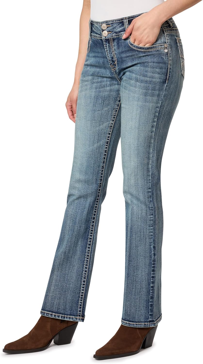 Luscious Curvy Bootcut Jeans for Women - Size Inclusive Fit