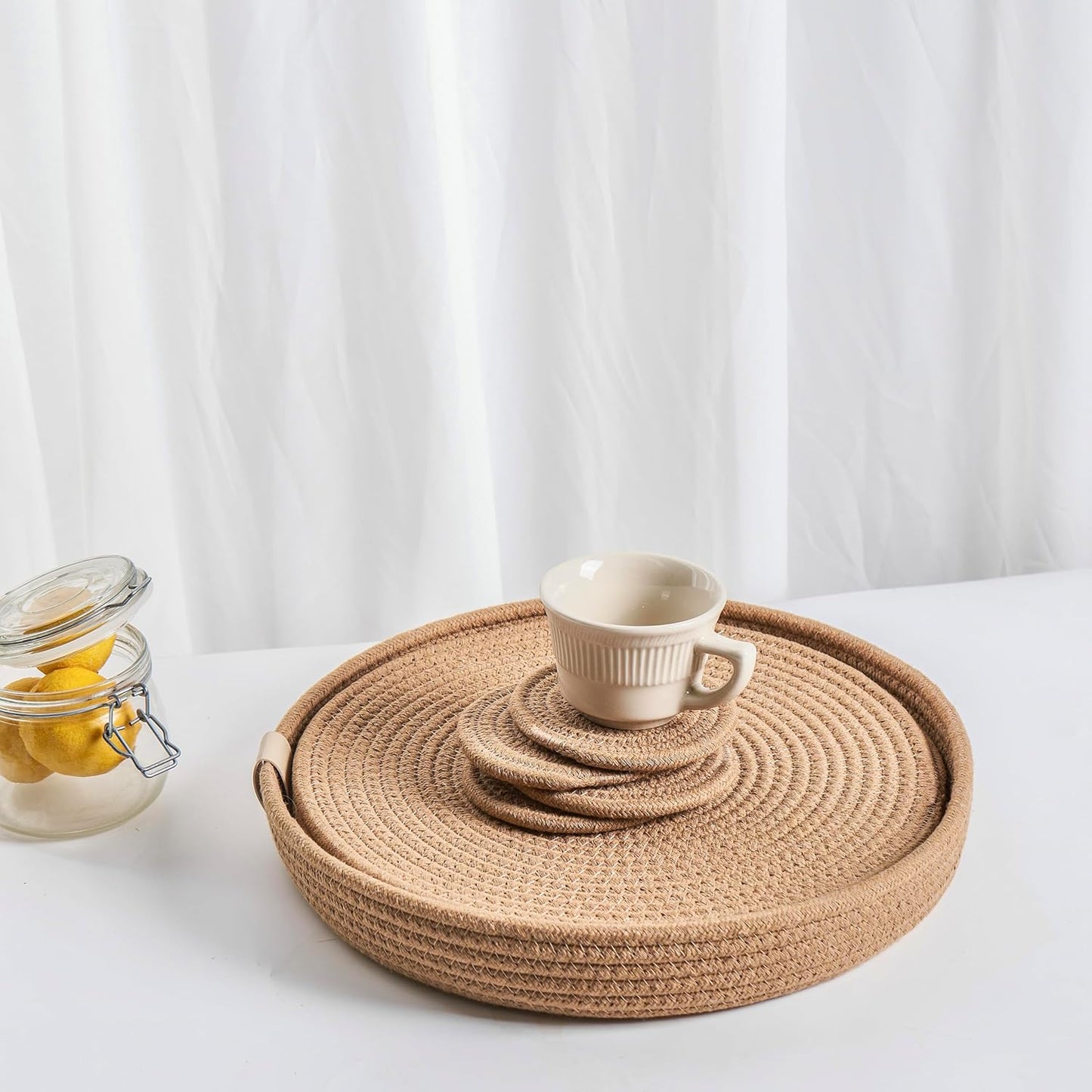 Non-Slip Heat Resistant Boho Placemats - Set of 4