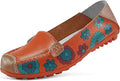 Ablanczoom Womens Comfortable Floral Print Loafers for All Occasions