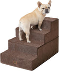 Dog Stairs for Bed 20 in 4-Step Extra Wide - Stable Pet Steps
