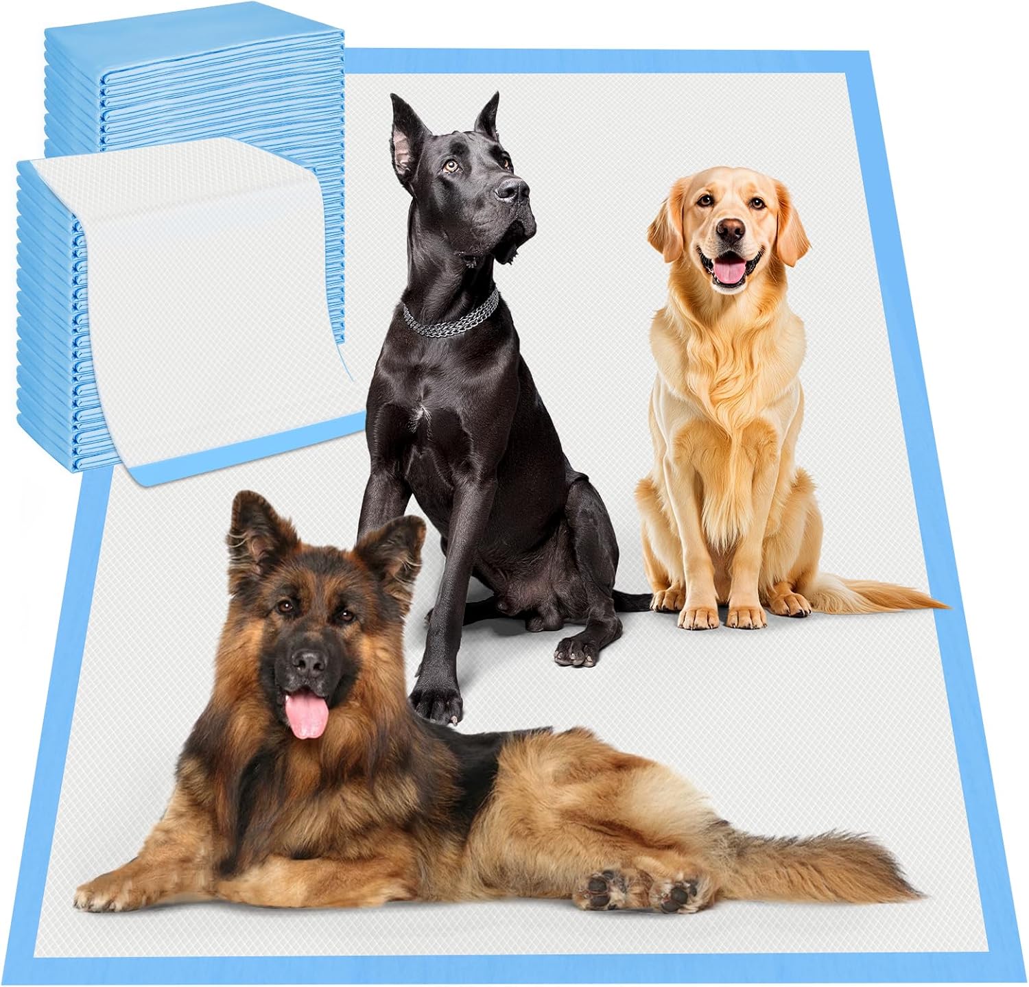 Boscute 4XL Thicken Ultra Absorbent Dog Pee Pads for Pets