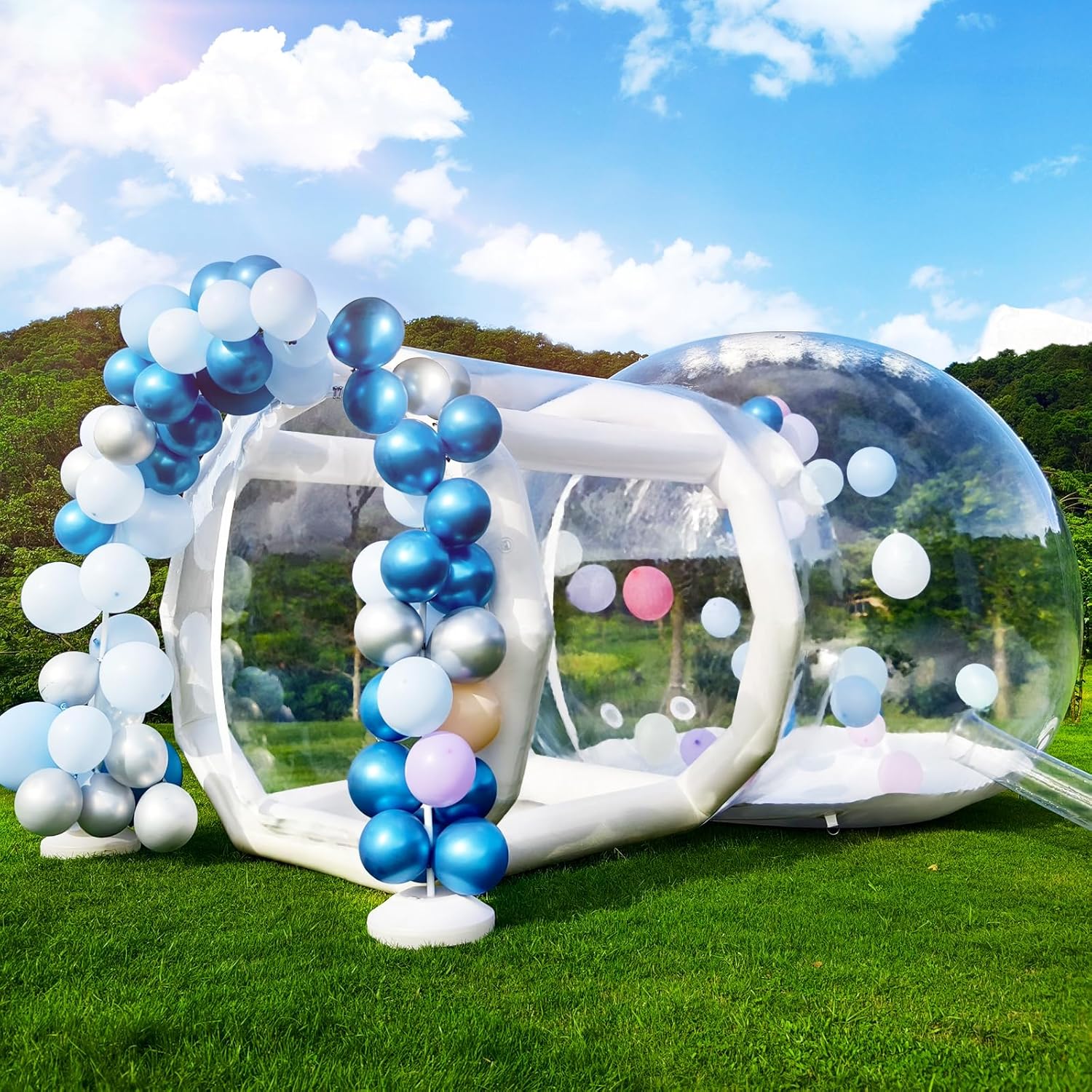 10ft Clear Bubble House Tent for Kids - Indoor/Outdoor Fun!