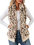 Women's Fuzzy Fleece Vest by LOMON for Chic Warmth and Style