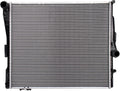 TRQ Radiator Assembly Aluminum Core Compatible with 07-10 BMW X3