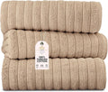 Classic Turkish Towels Jumbo Bath Sheets 3-Piece Set - Ultra Absorbent