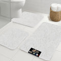 GORILLA GRIP Bathroom Rug Set 3 Piece - Plush Absorbent Chenille