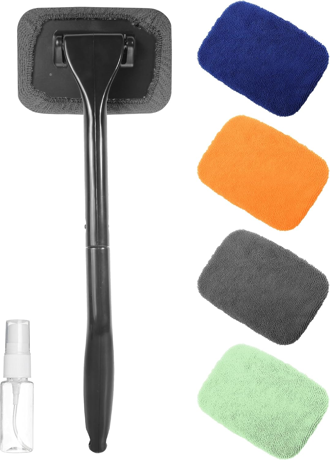 RACOONA Auto Glass Wiper: Extendable Handle & Cloth