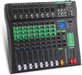 Audio Mixer 8 Channel Professional Music Sound Mixer Board - Versatile