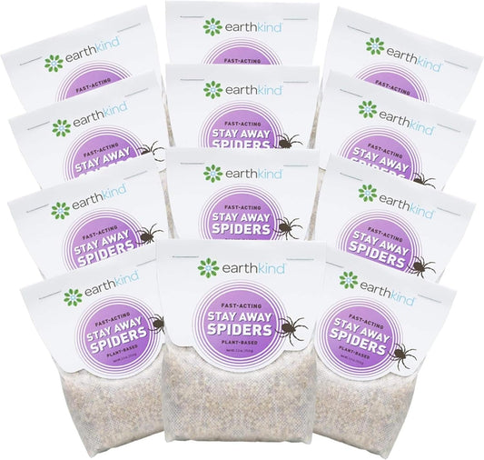 Stay Away Spiders Deterrent Pouches for Indoor Use - 12-Pack