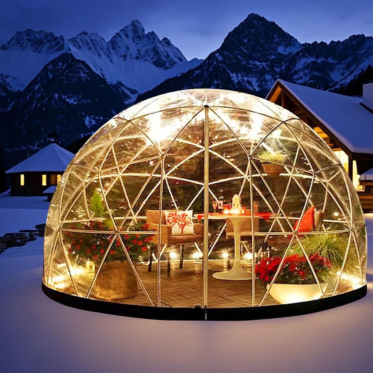 12FT Garden Igloo Dome: Winter Wonderland!
