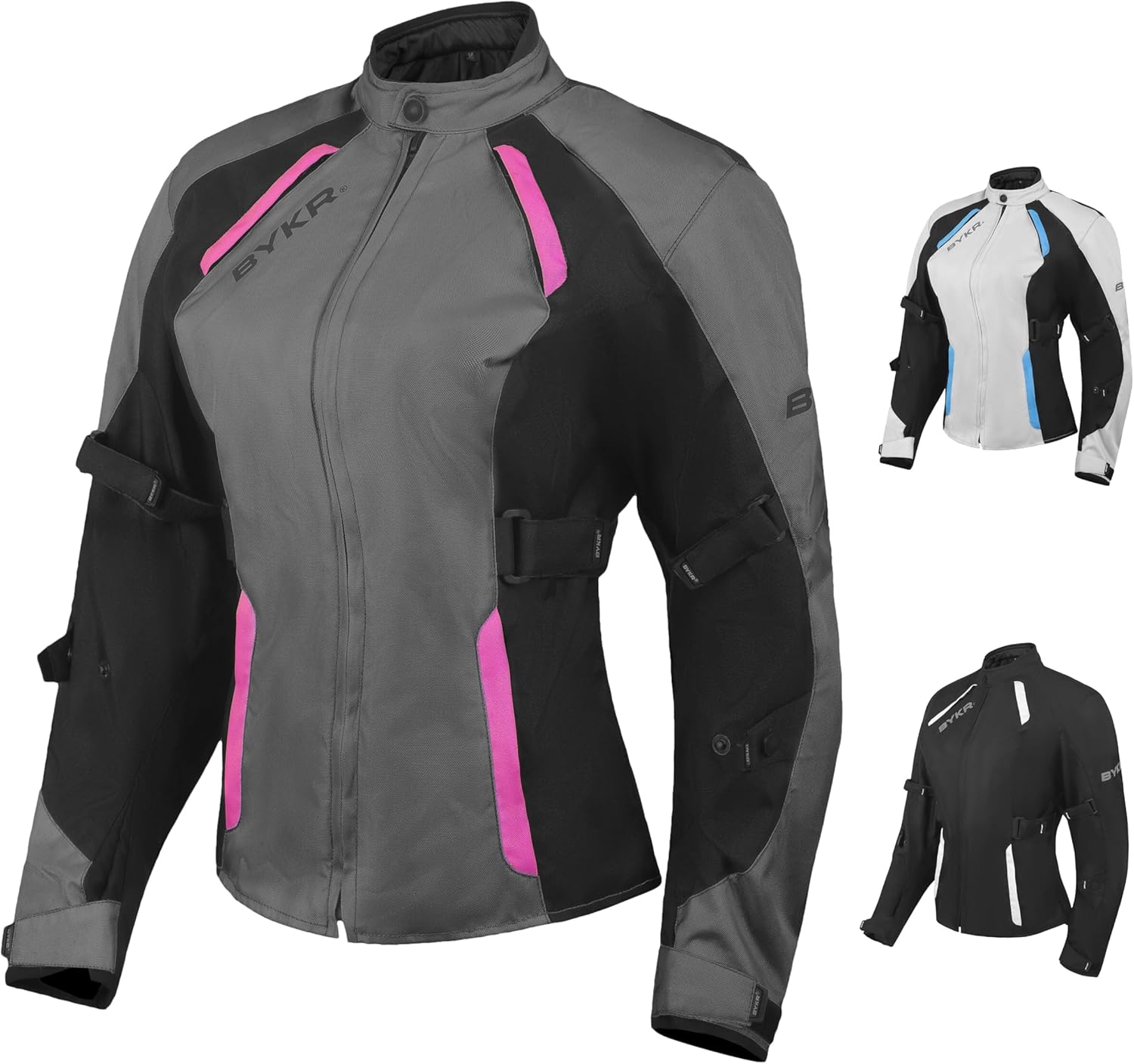 BYKR Womens Motorcycle Jacket For Women Adventure Biker Gear