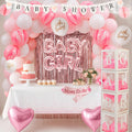 Pink Baby Shower Decorations for Girl All-in-One JUMBO Decor Set