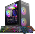 Gaming PC Desktop Computer Intel Core I5-14400F GTX 1660 Super - Ready