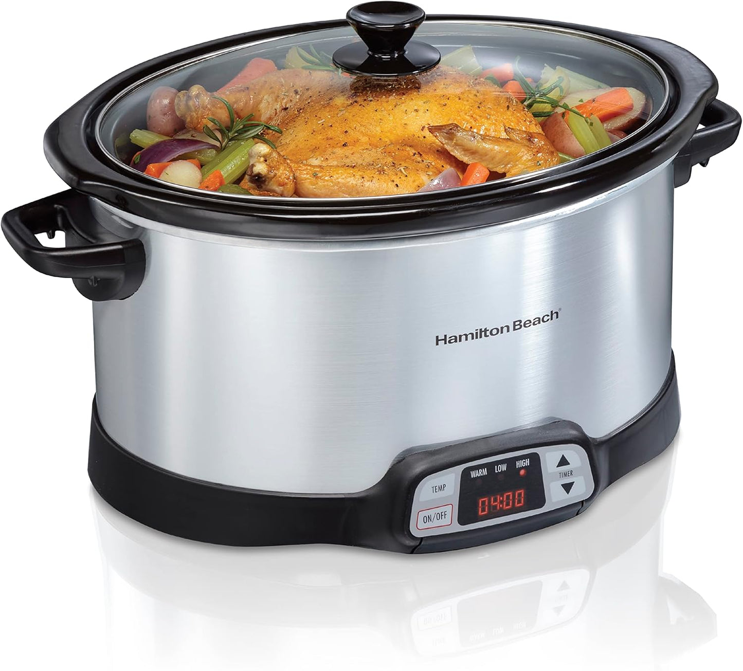 Hamilton Beach 8 Quart Programmable Slow Cooker for Family Meals