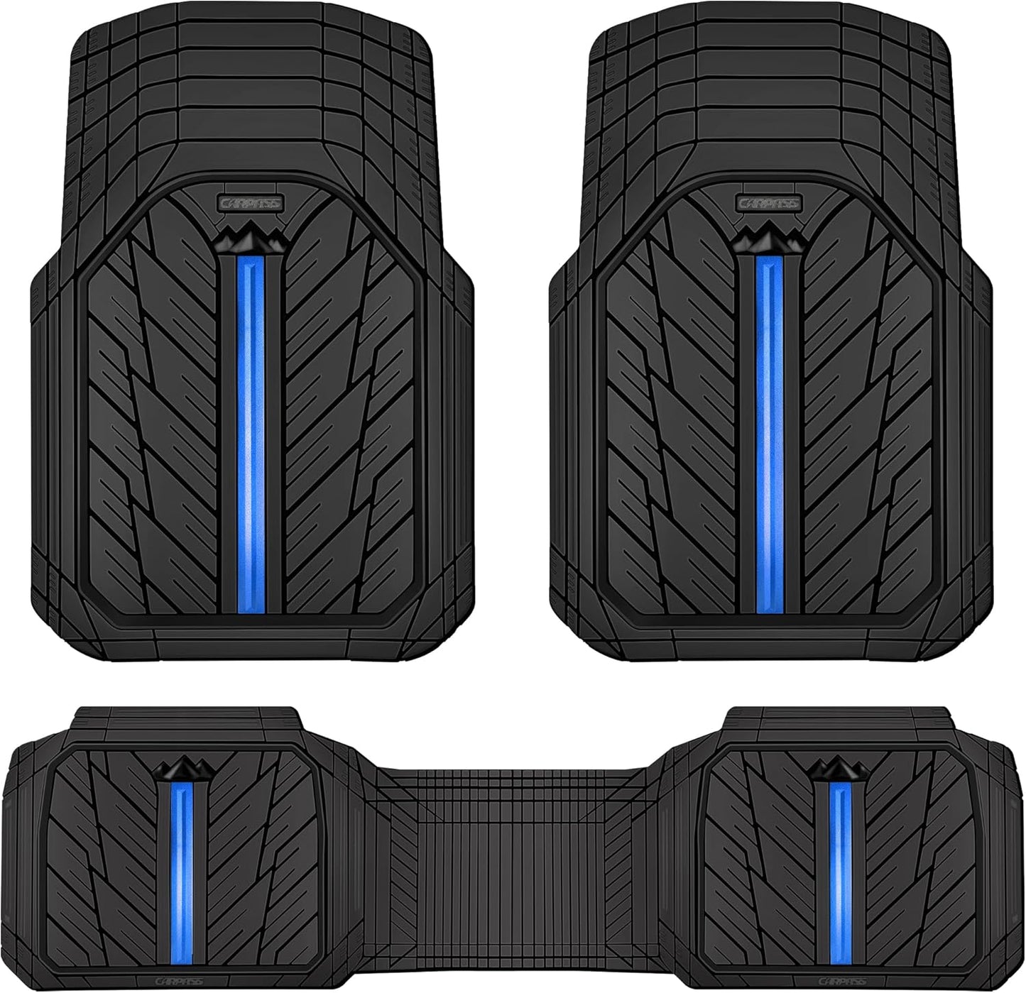 DeepDish Rubber Floor Mats for Cars, Trucks, SUVs, Custom Fit