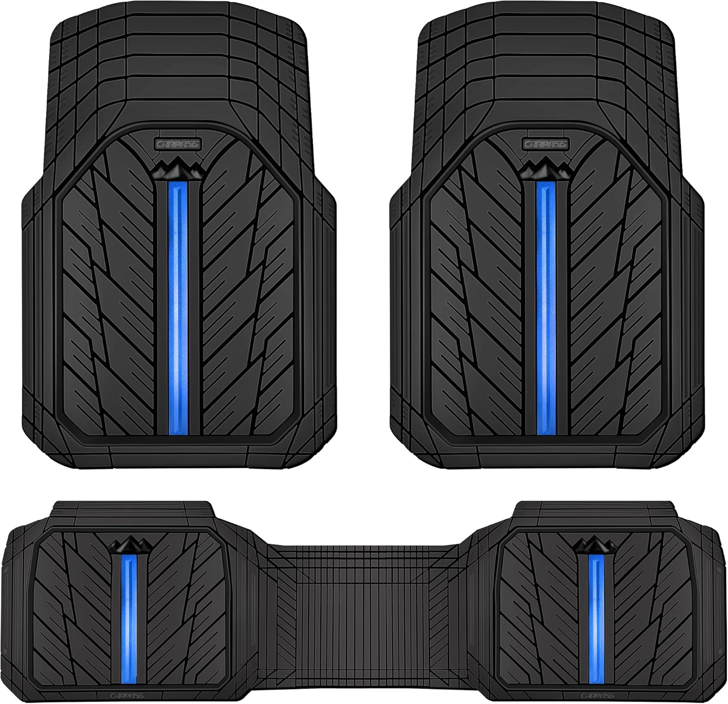 DeepDish Rubber Floor Mats for Cars, Trucks, SUVs, Custom Fit