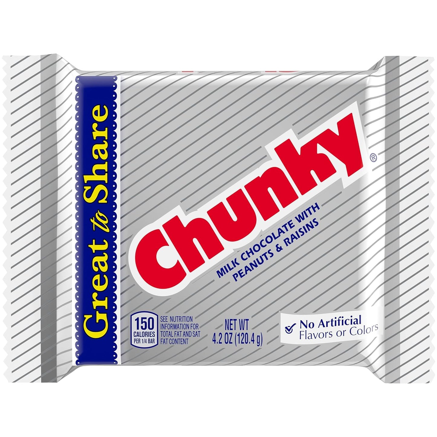 Chunky Giant Milk Chocolate Candy Bar, Perfect for Sharing