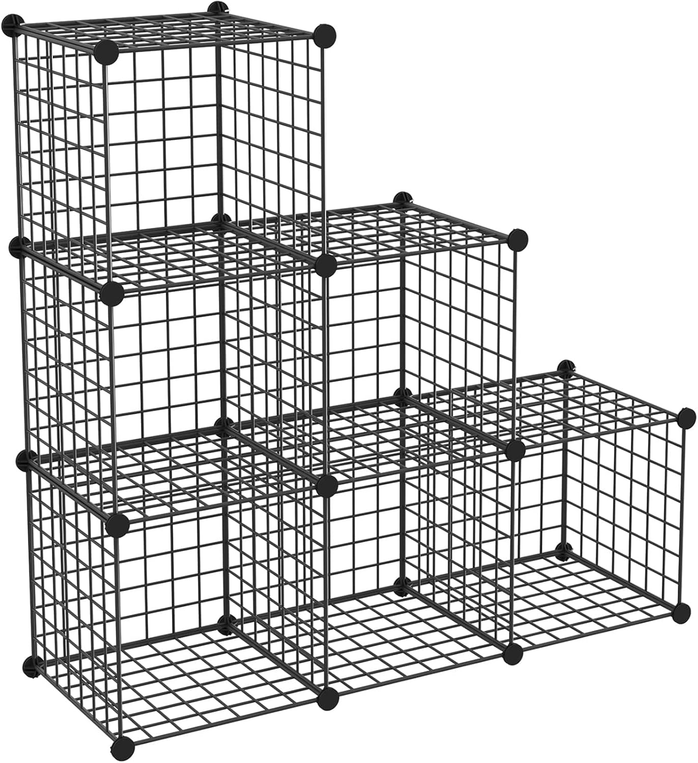 HUBSON Wire Cube Storage Organizer for Books, Toys, and More
