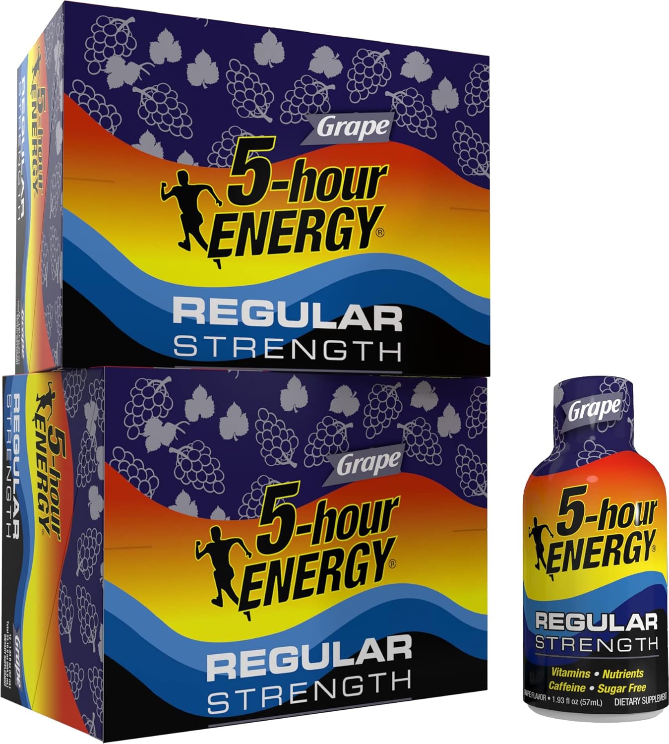 5-hour ENERGY Shot Regular Strength Grape for Instant Boost