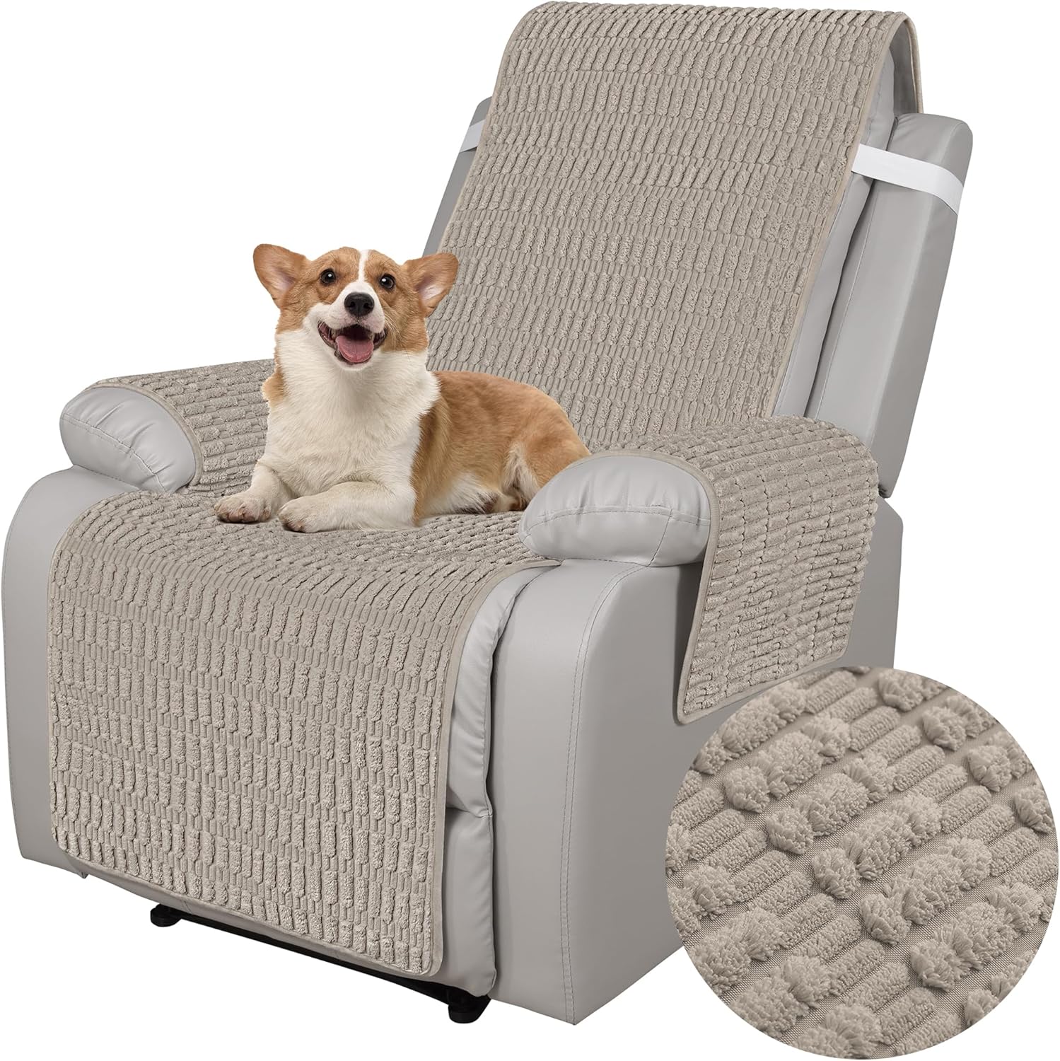 Recliner Chair Covers by Foxdecor - Non-Slip & Washable Protector