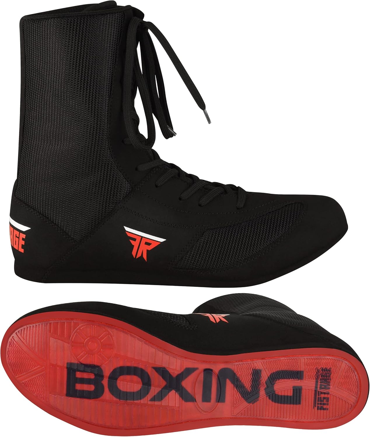 FISTRAGE Leather Kick Boxing Shoes for Agile Performance and Comfort