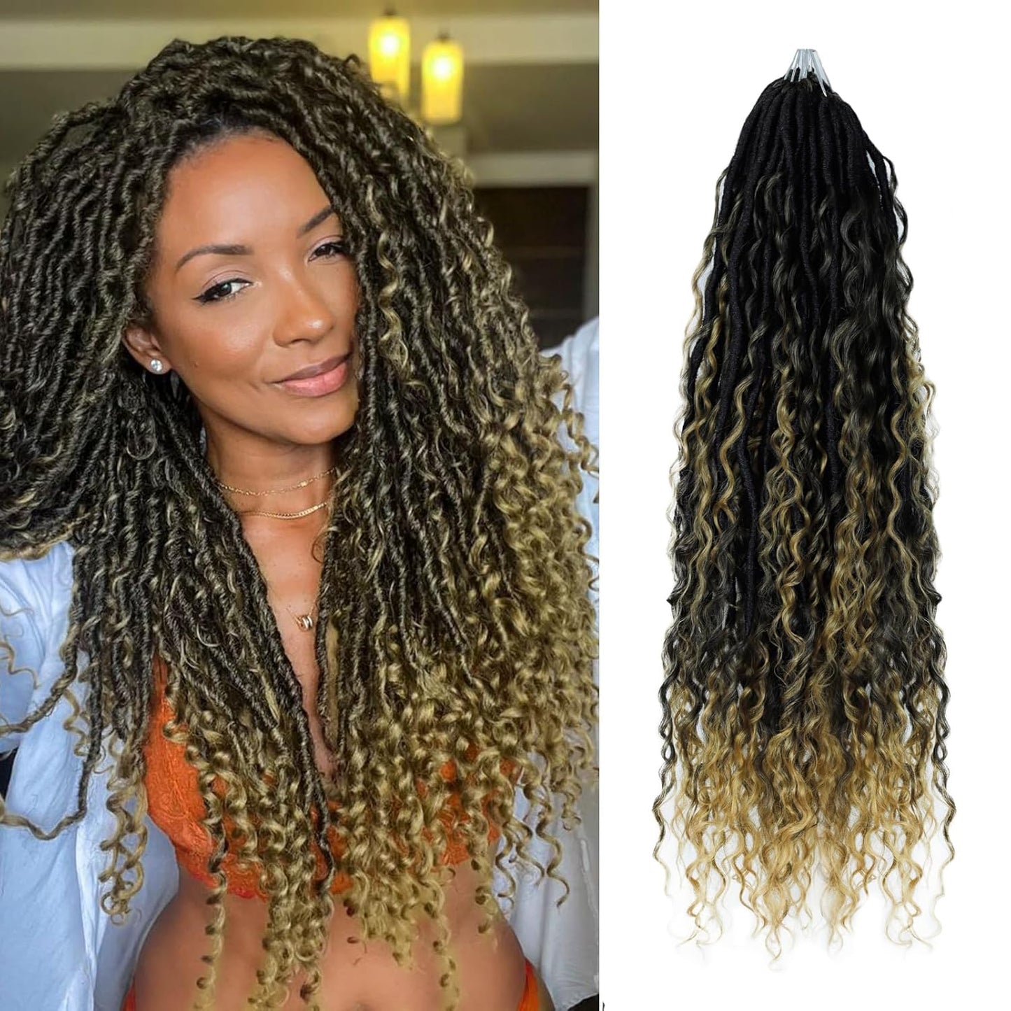 Boho Faux Locs Crochet Hair 24 Inch for Stunning Styles