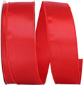 Satin Wired Edge Ribbon 2-1/2 in x 50 yds Red - Easy Bow Making