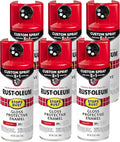 Rust-Oleum Stops Rust Custom Spray 5-in-1 Gloss Sunrise Red - 6 Pack