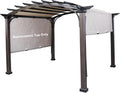 Replacement Sling Top for 10 ft x 10 ft Pergola - Breathable Gray