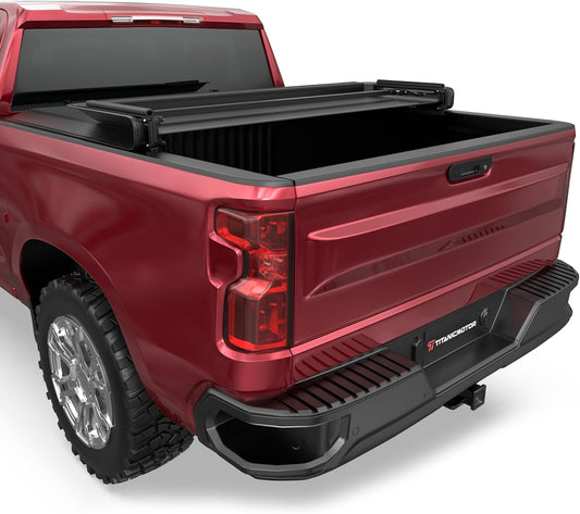 Soft Tri Fold Truck Bed Tonneau Cover for 2019-2025 Chevy/GMC