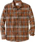 Dubinik Flannel Shirt for Men 100% Cotton Plaid - Comfortable Everyday