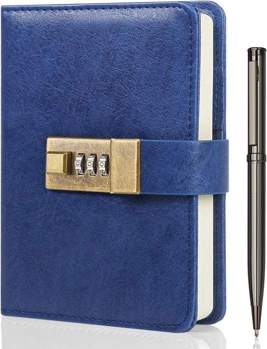 WEMATE Lock Journal: Secure 240-Page A6 Diary