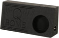 Q Power QBomb 10 Inch Single Vented Subwoofer Box - Deep, Truck-Fit