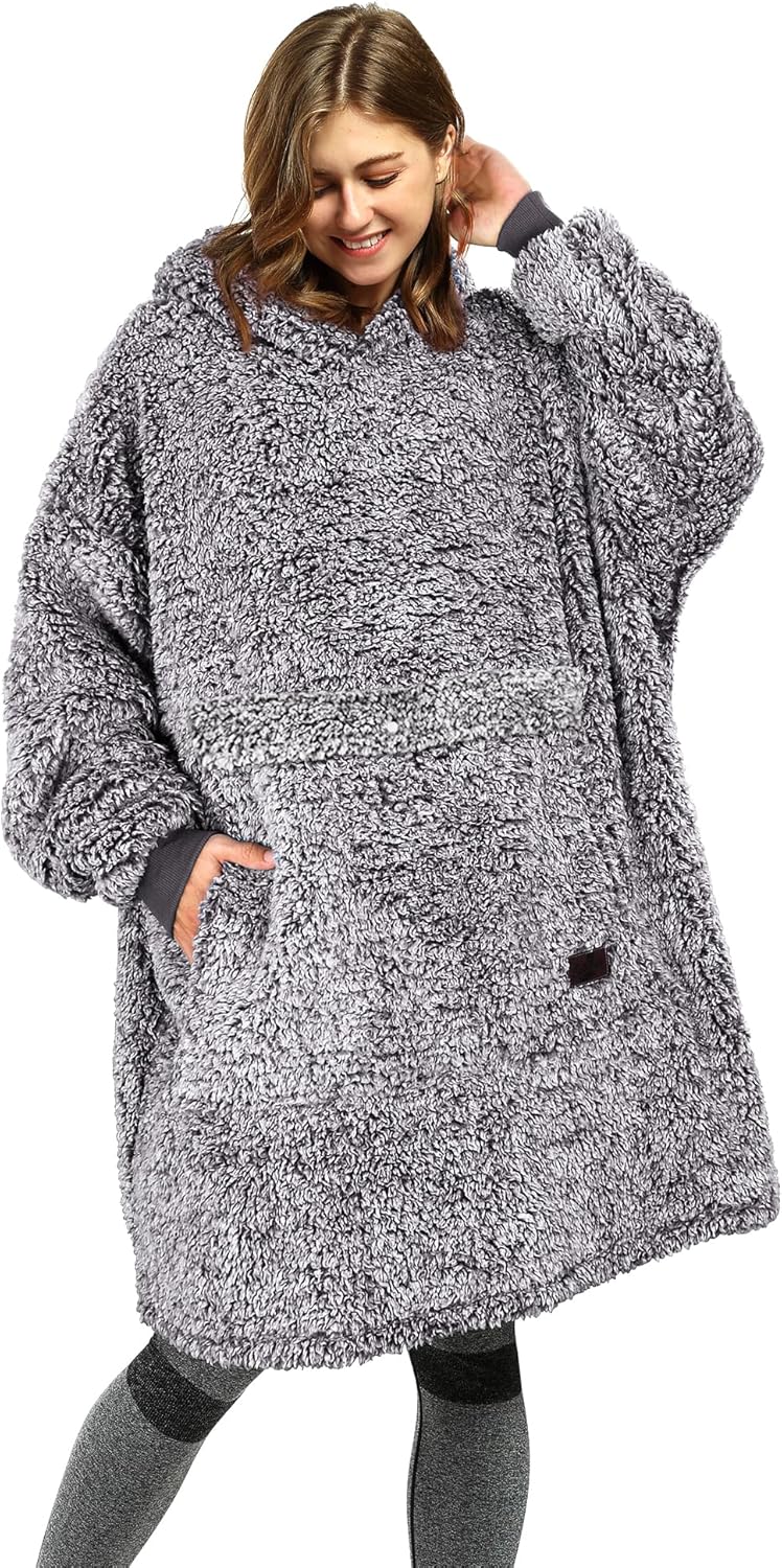 Catalonia Oversized Blanket Hoodie Sweatshirt for Cozy Comfort
