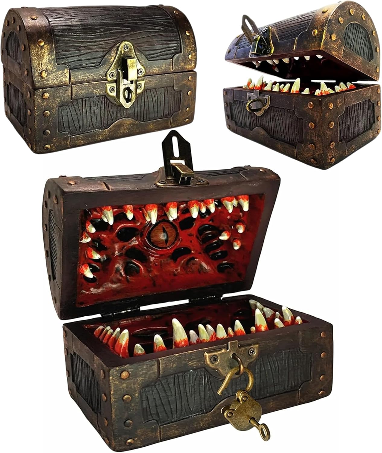 Galdor's Guild Mimic Dice Chest Storage Box for RPG Gaming