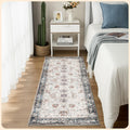 Istana Hallway Runner Rug 2.5x8 - Soft, Washable Non Slip Runner