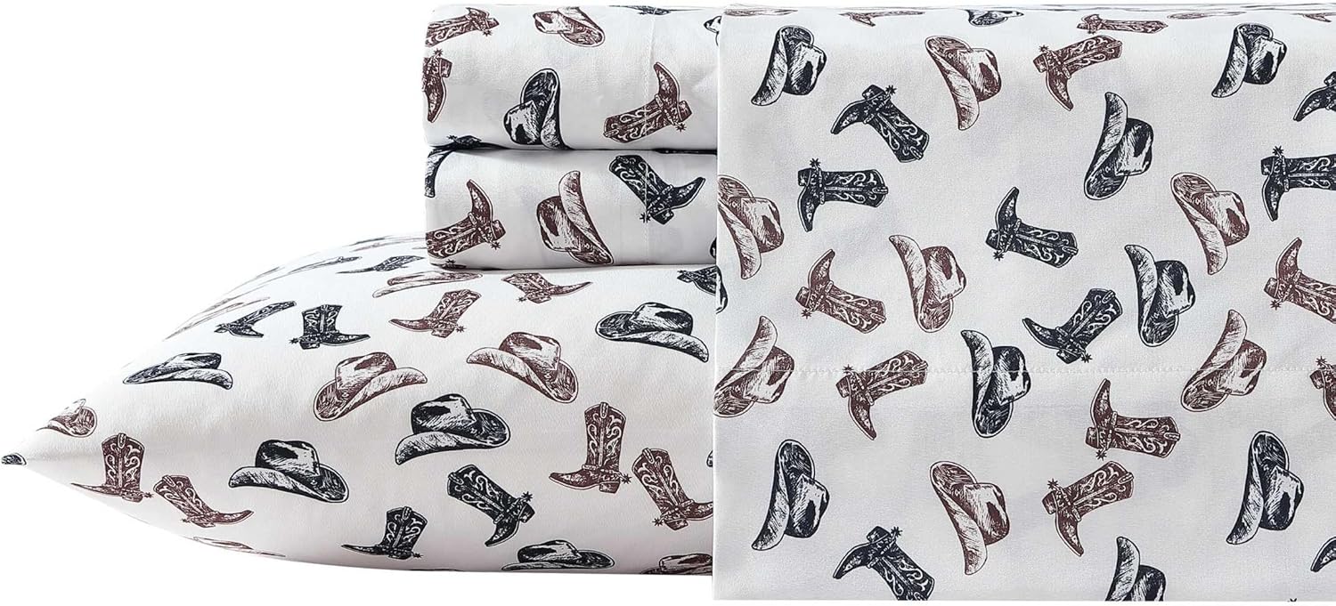 Wrangler Full Bed Sheets Set - Ultra-Soft Microfiber Bedding