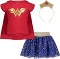 DC Justice League Wonder Woman Girls Costume 4-Piece Set
