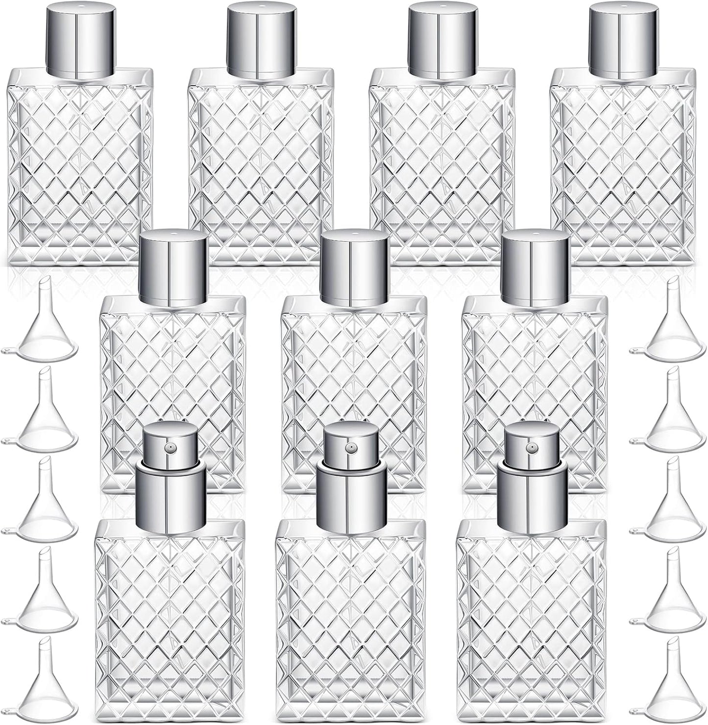 Refillable Glass Perfume Atomizer Set