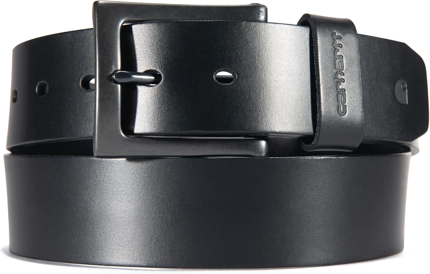 Carhartt Men's Rugged Burnished Leather Box Belts for Durability