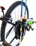 Fishing Rod Holder for Bikes, Holds 2 Rods - Secure Bike Fishing Rack
