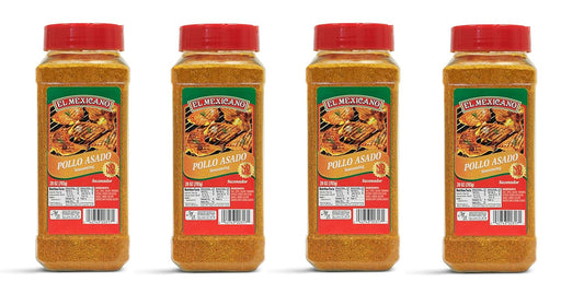El Mexicano Pollo Asado Seasonings 4 Pack for Flavorful Dishes