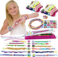 Friendship Bracelet Making Kit - DIY Bracelets for Girls, Travel Ready